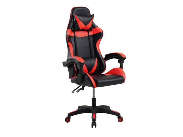 SILLA ERGONOMICA GAMER WORLD ROJA-Silla de oficina-MUEBLERIA GOT MUEBLES MONTERREY